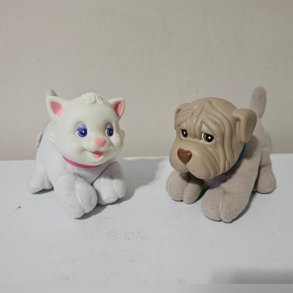 Blue-Box Go Bye Bye Kitty ans Puppy Plush Toy Vinyl Head Cat and Puppy